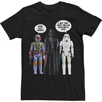 Big & Tall Star Wars Empire Action Figures Tee