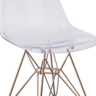 Flash Furniture Elon Clear Dining Chair