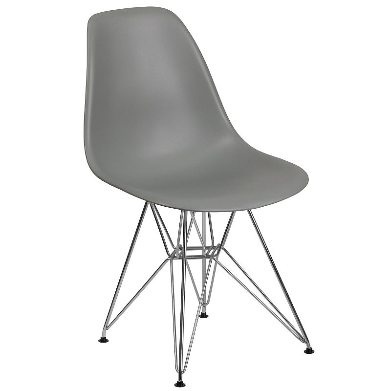 Flash Furniture Elon Dining Chair, Grey