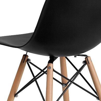 Flash Furniture Elon Two-Tone Dining Chair