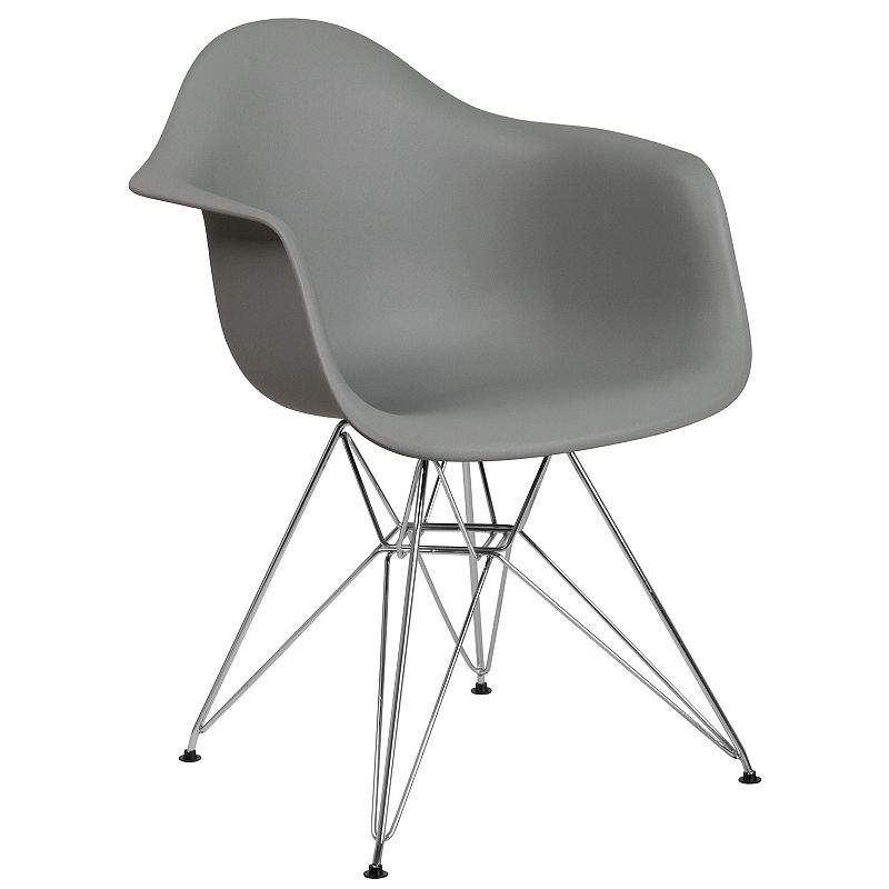 Flash Furniture Alonza Arm Chair, Grey