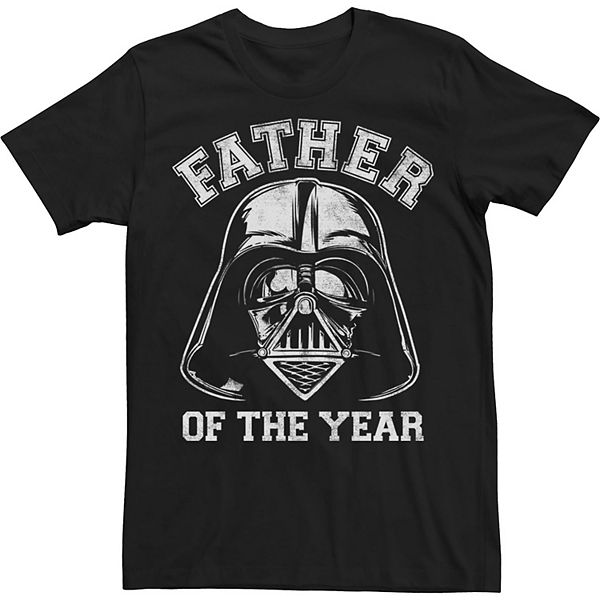 Big & Tall Star Wars Vader Father Of The Year Helmet Tee