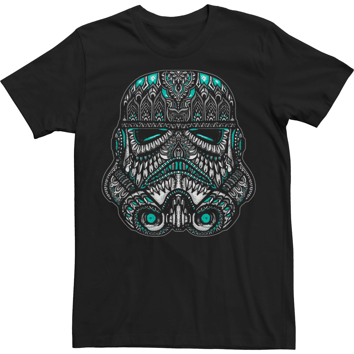 Maglietta Star Wars Uomo Overload Trooper Logo – T-shirt In Cotone Biologico Nera, Taglia Large