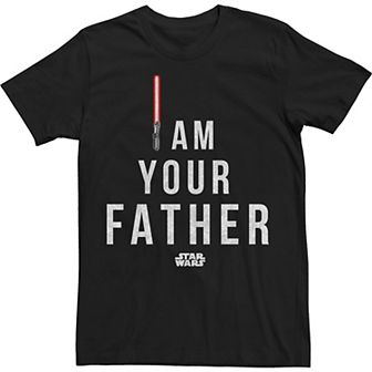 Big & Tall Star Wars I Am Your Father Tee