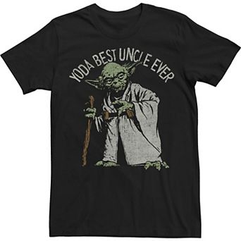 Big & Tall Star Wars Yoda Best Uncle Ever Portrait Tee