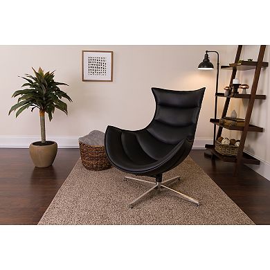 Flash Furniture Cocoon Swivel Accent Chair