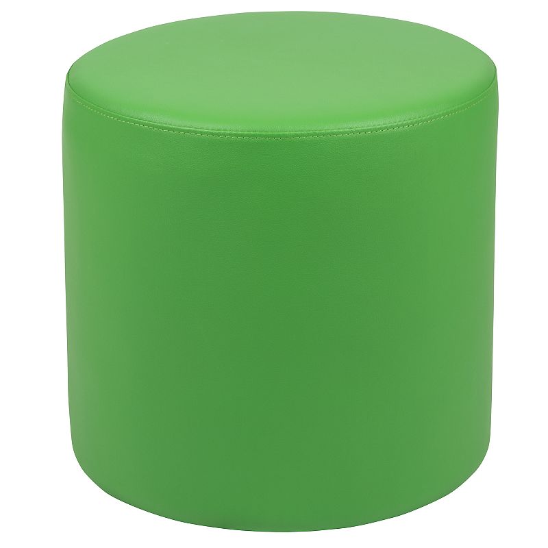 Flash Furniture Modular Circle Ottoman, Green