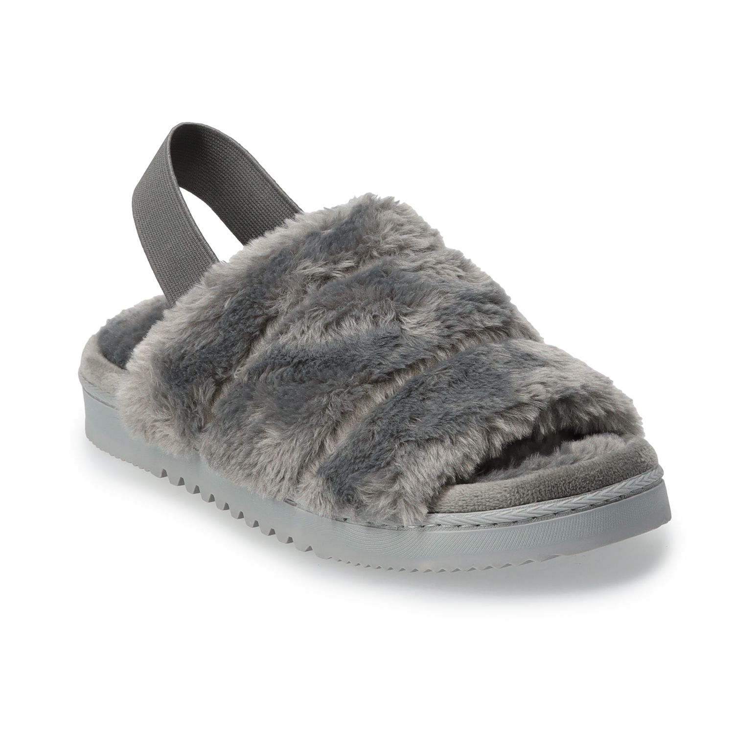 faux fur slippers womens