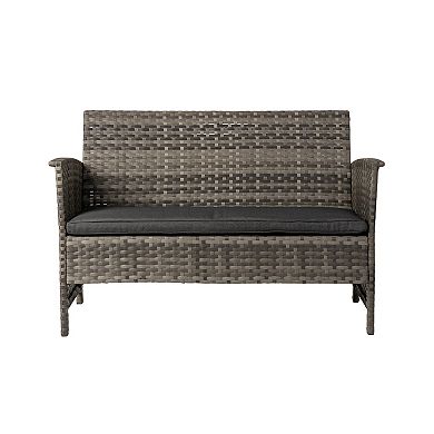 Patio Sense Jareth Patio Coffee Table & Chair 4-piece Set