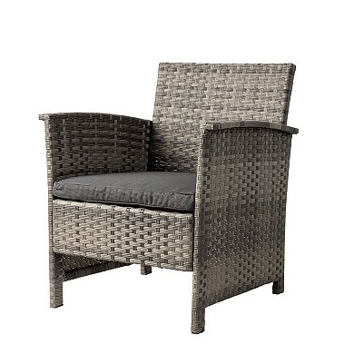 Patio Sense Jareth Patio Coffee Table & Chair 4-piece Set