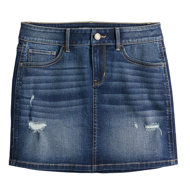 Jean shop skirt kohls