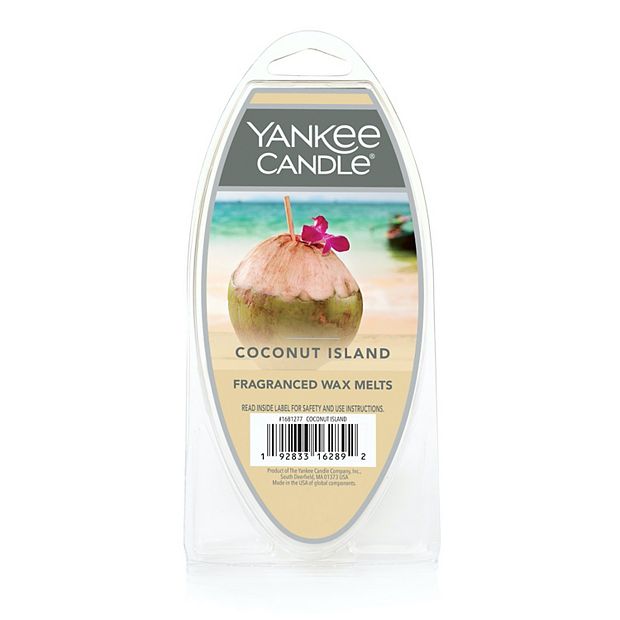 Yankee Candle Wax Melts 6 Pack Coconut Beach : : Home & Kitchen