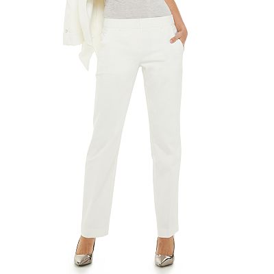Women's Apt. 9 Torie Midrise Modern Fit Straight-Leg Dress Pants