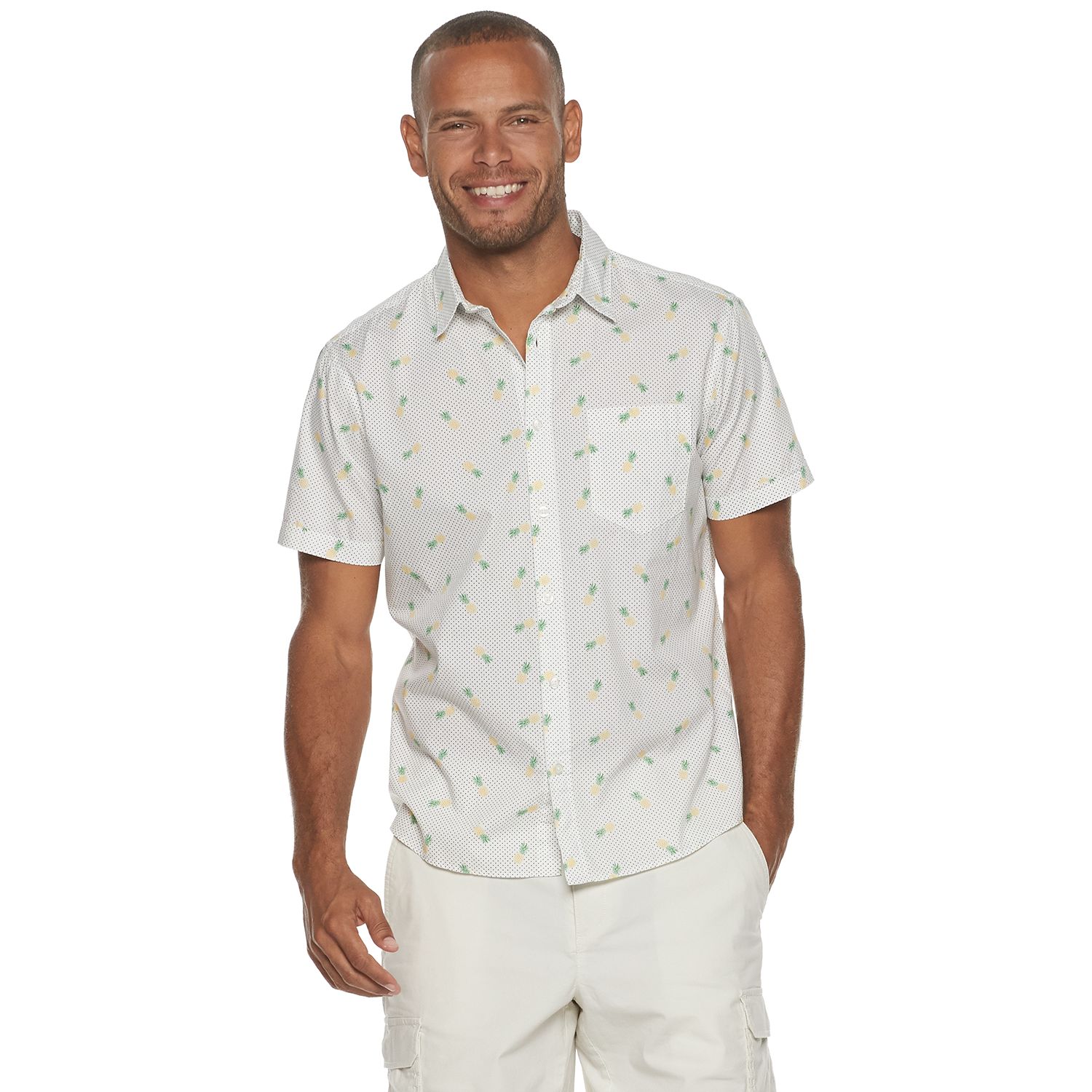 mens short sleeve dress shirts kohls