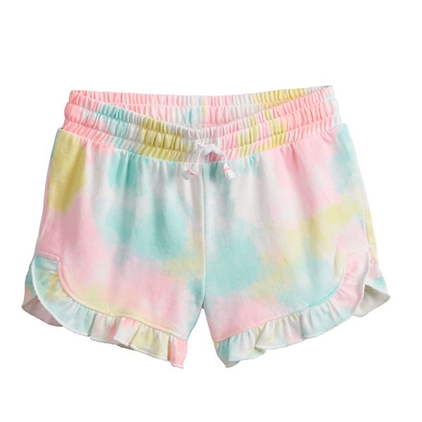 Girls 4-12 Jumping Beans® Ruffled Hem Shortie Shorts