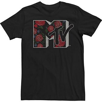 Big & Tall MTV I Want My MTV Floral Box Tee