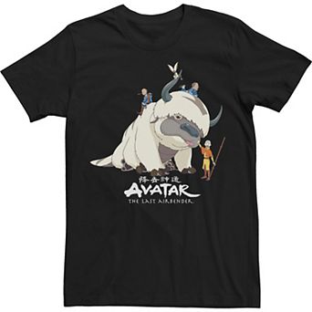 Big & Tall Avatar: The Last Airbender Appa Group Shot Logo Tee