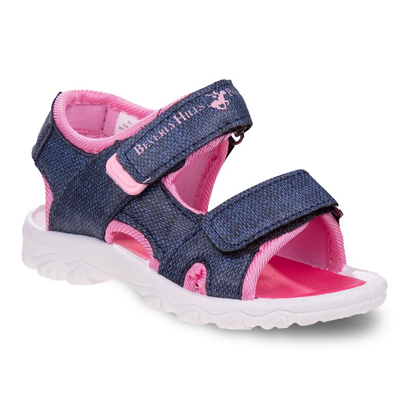 18257410 Beverly Hills Polo Sport Toddler Girls Sandals, To sku 18257410