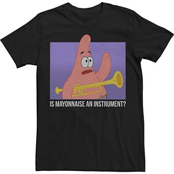 Big & Tall Spongebob Squarepants Mayonnaise Memes Tee