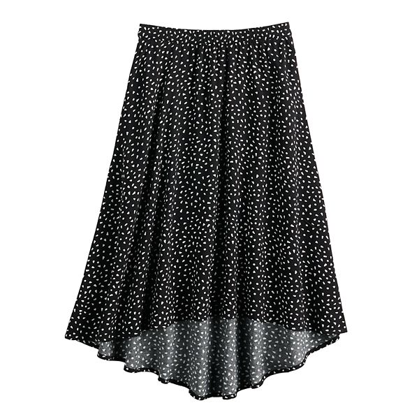 Girls 7-16 & Plus Size SO® Hi-Low Flared Skirt