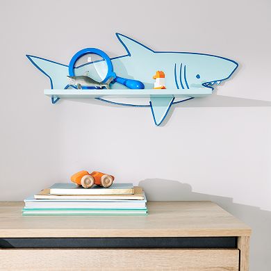 Kids The Big One Shark Wall Shelf