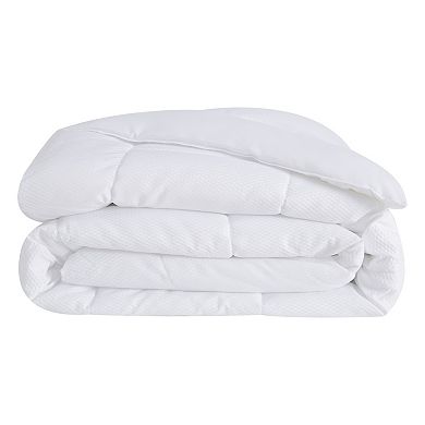 London Fog Embossed Dot Seersucker Down-Alternative Comforter