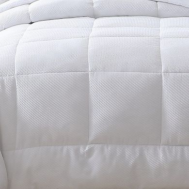 London Fog Embossed Dot Seersucker Down-Alternative Comforter