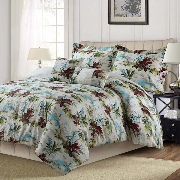 Tribeca Living Paradise Island 5-Piece Oversized Comforter Set