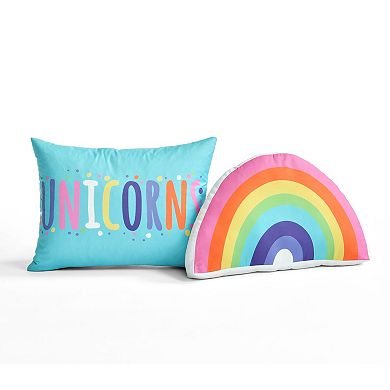 Lush Decor Unicorn Rainbow Quilt Set