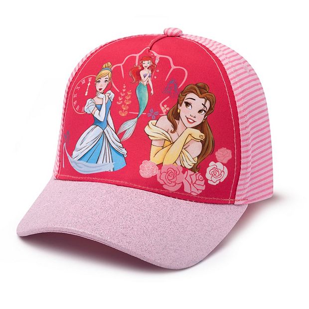 Disney Minnie Mouse Baseball Cap Hat Adjustable Pink & Gray - Girls