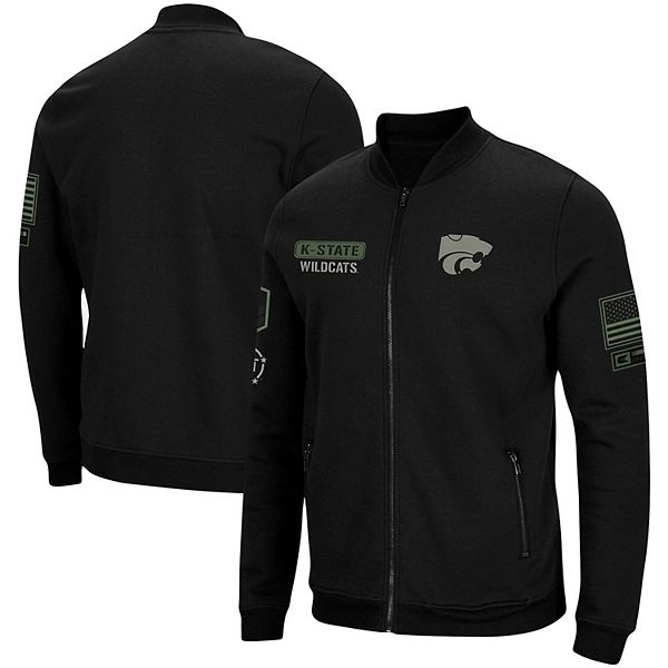 Men's Colosseum Black Kansas State Wildcats OHT Military