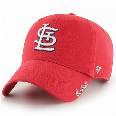 Women's '47 Red St. Louis Cardinals Miata Clean-Up Adjustable Hat