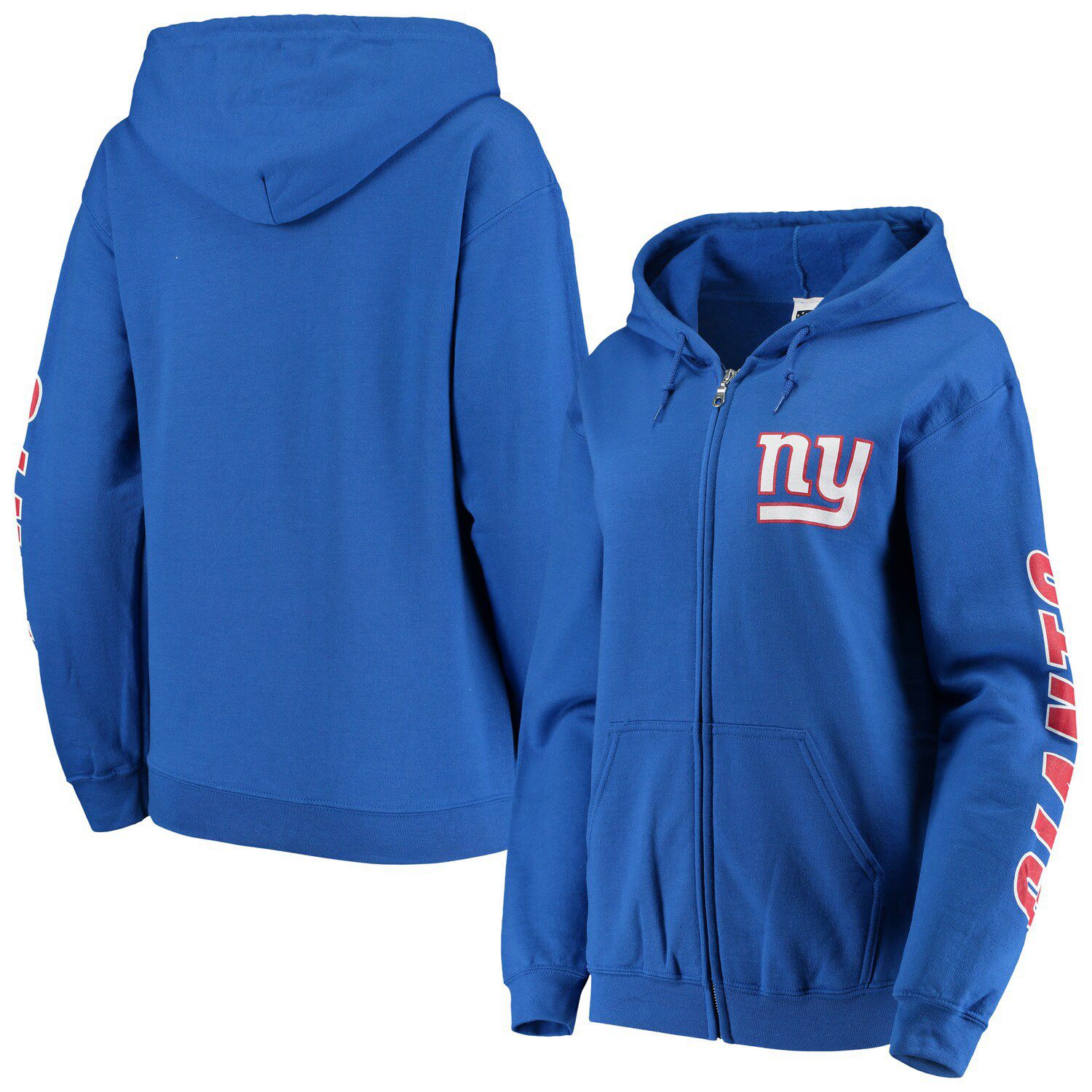 new york giants short sleeve hoodie