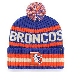 Men's New Era Heathered Black Denver Broncos Hamilton Cuffed Knit Hat