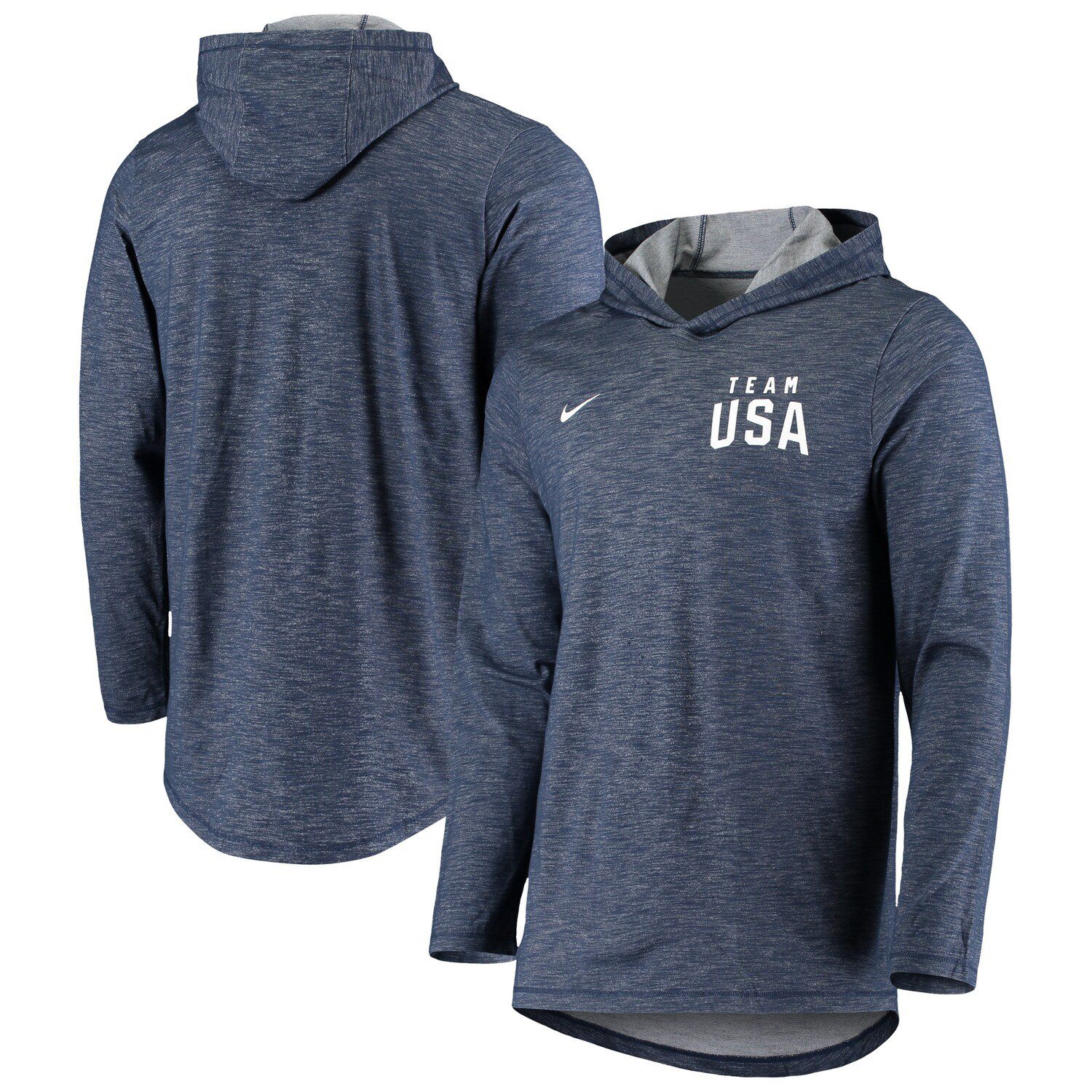 Men's Nike Heathered Navy Team USA Slub 