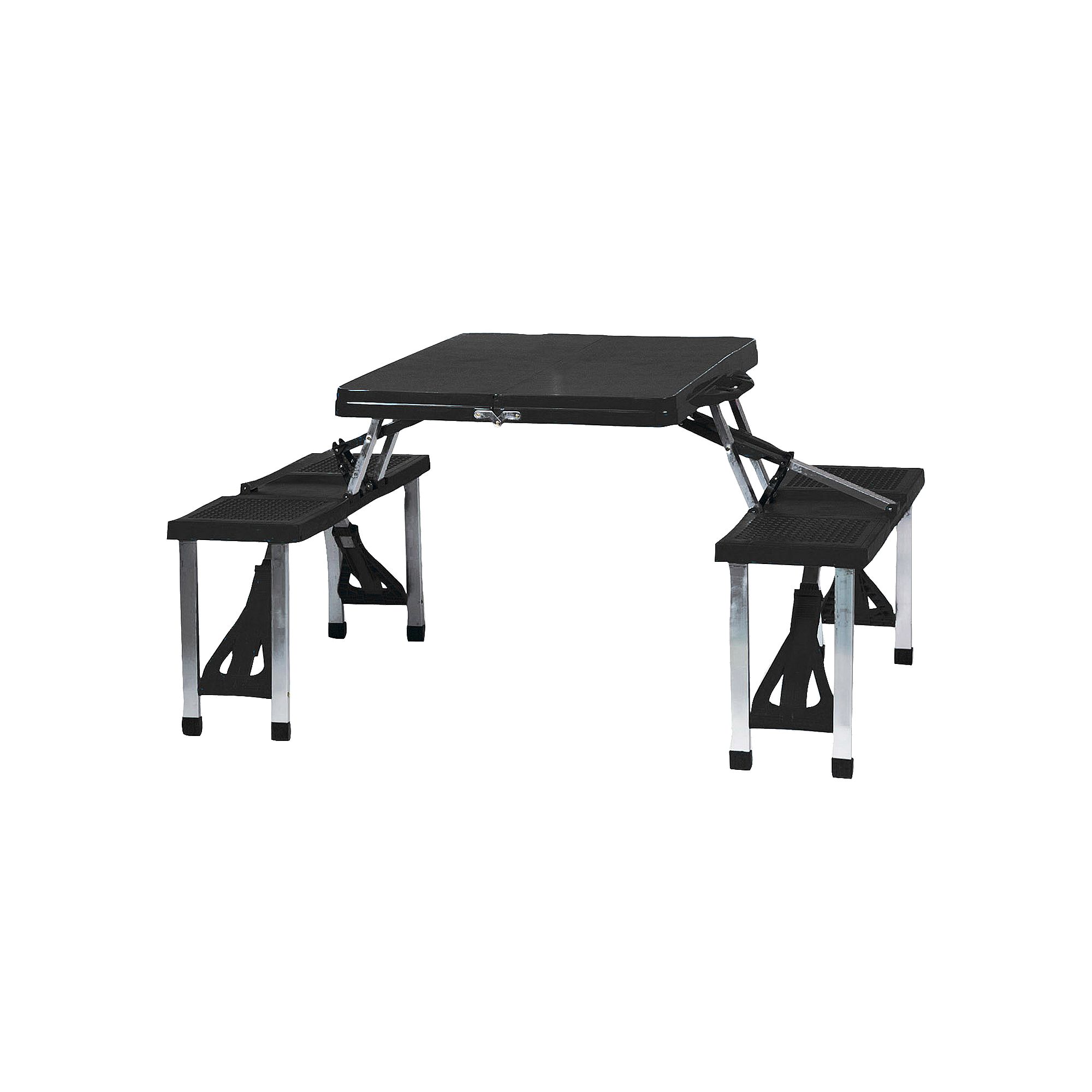 Picnic Time® Foldable Table, Black