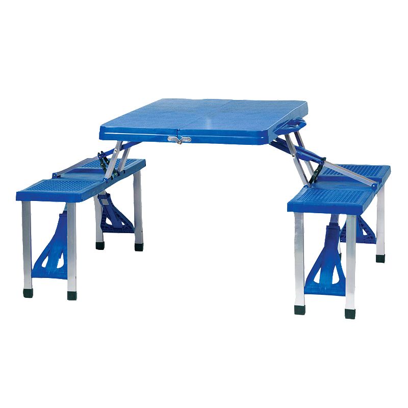 90219088 Picnic Time Foldable Table, Blue sku 90219088