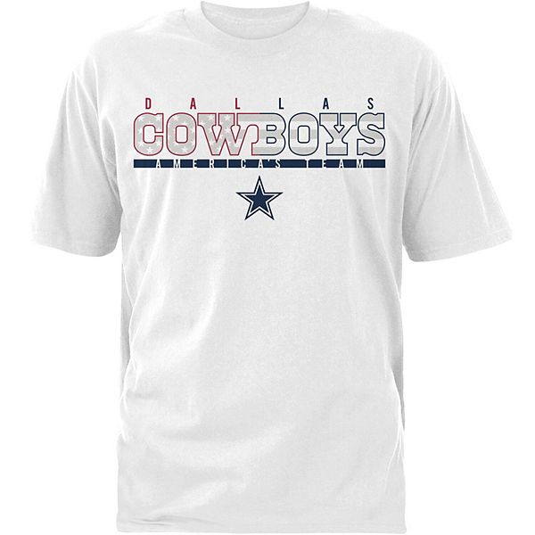 Dallas Cowboys Neutral Colour Logo T-Shirt - Mens - Big & Tall