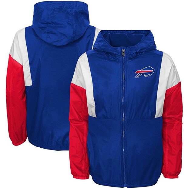 Buffalo Bills Starter Throwback Logo Full-Zip Hoodie - Royal