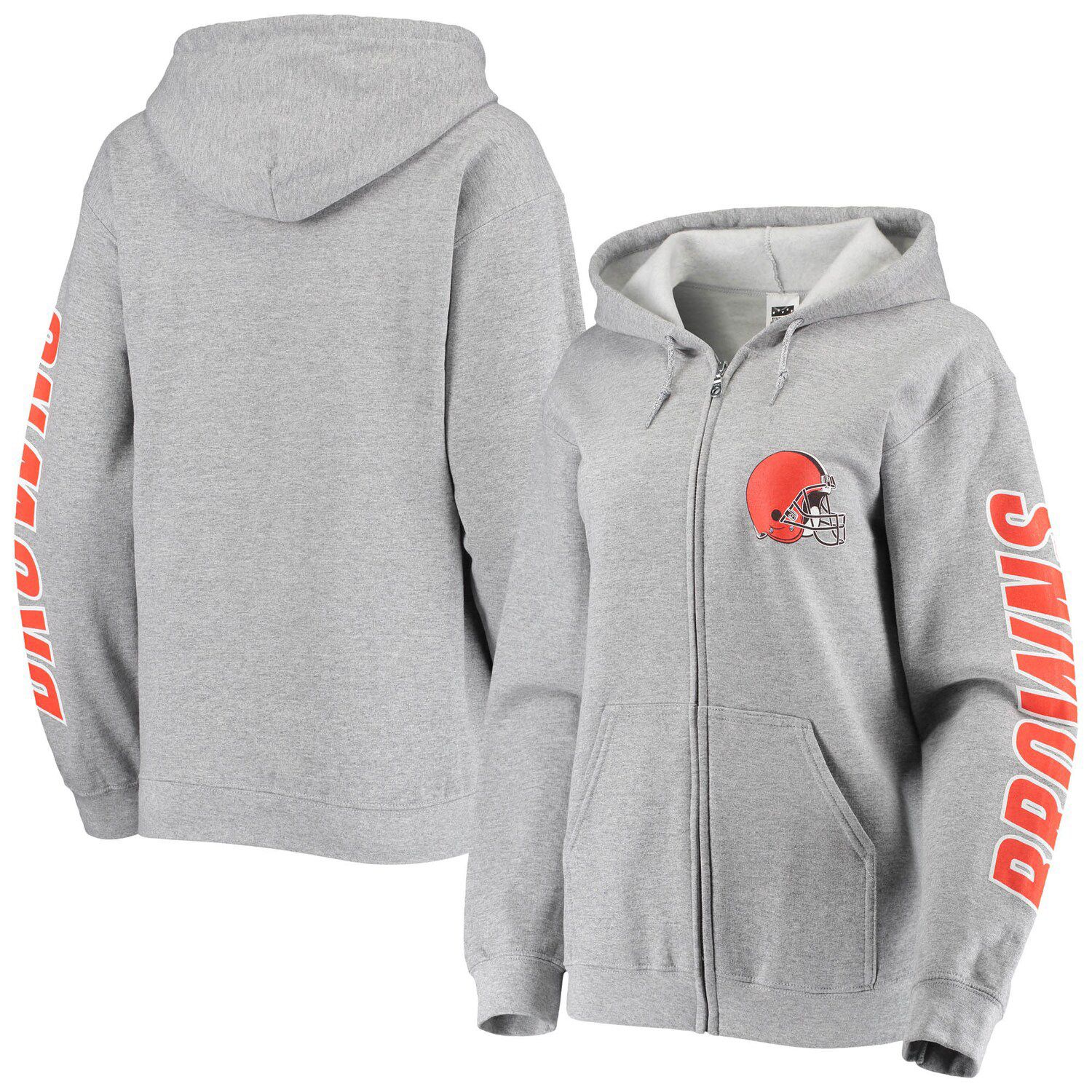 cleveland browns full zip hoodie