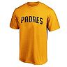 Men's Fernando Tatís Jr. Gold San Diego Padres Big & Tall Name & Number T-Shirt