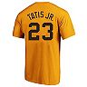 Men's Fernando Tatís Jr. Gold San Diego Padres Big & Tall Name & Number T-Shirt