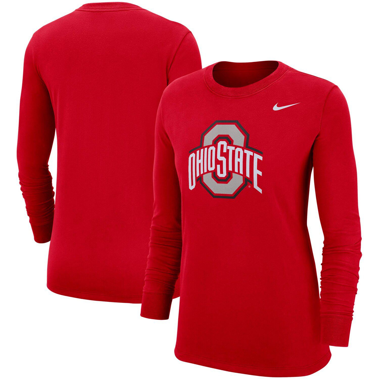 red nike long sleeve shirt womens