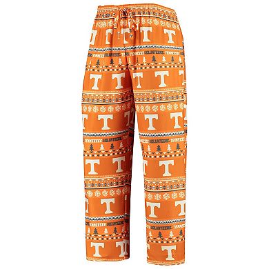 Men's Concepts Sport Tennessee Orange Tennessee Volunteers Ugly Sweater Knit Long Sleeve Top and Pant Set