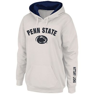 Women's White Penn State Nittany Lions Arch & Logo 1 Pullover Hoodie