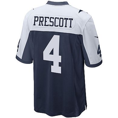 Men's Nike Dak Prescott Navy Dallas Cowboys Alternate Game Team Jersey