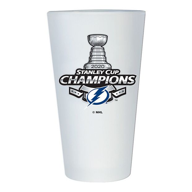 Tampa Bay Lightning 2020 Stanley Cup Champions Frosted Pint Glass