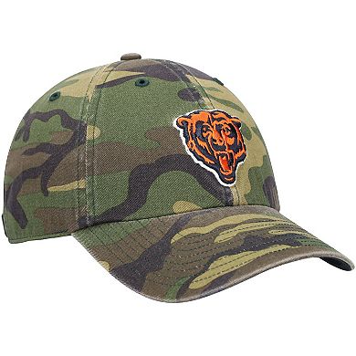 Men's '47 Camo Chicago Bears Woodland Clean Up Adjustable Hat
