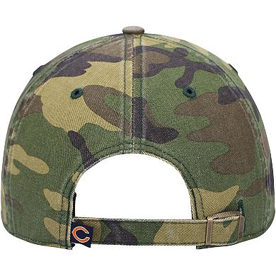 Men's '47 Camo Chicago Bears Woodland Clean Up Adjustable Hat