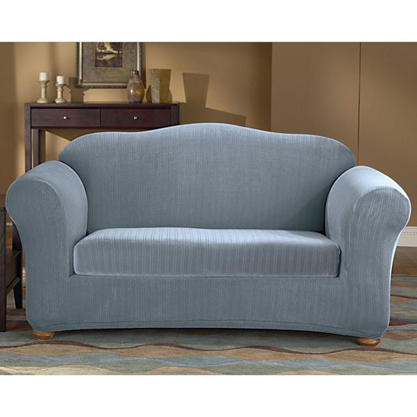 Sure Fit Pin Striped Sofa Slipcover